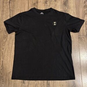 The Lift Box Black T-Shirt with Logo “Sink Or Swim” Mens size Large